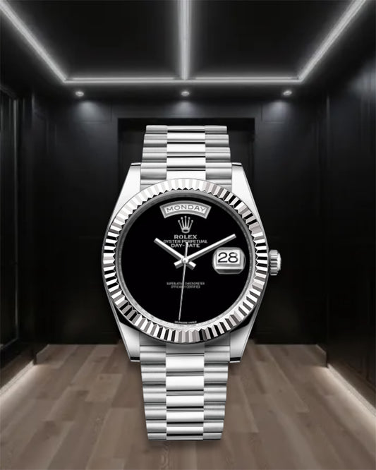 Day-Date Steel Onyx Dial 40mm