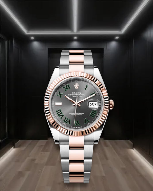 Datejust II Wimbledon Roman Two-Tone Everose 41mm