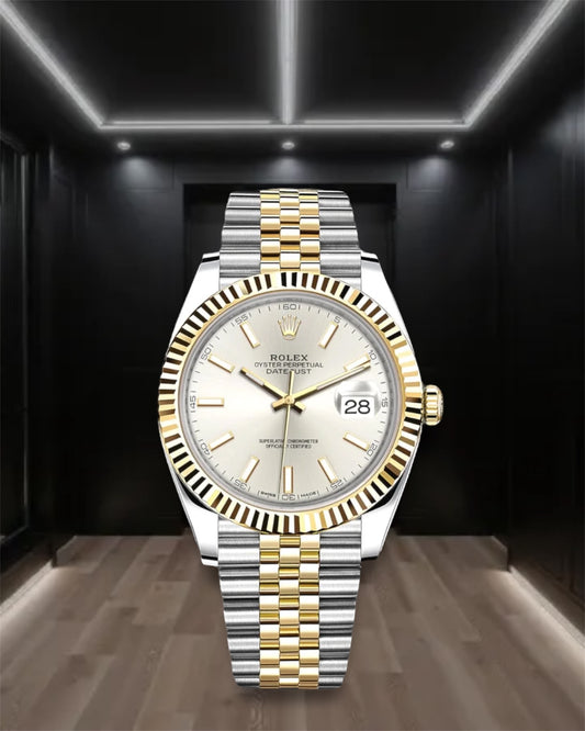 Datejust 41 Steel & Yellow Gold Silver Dial Jubilee