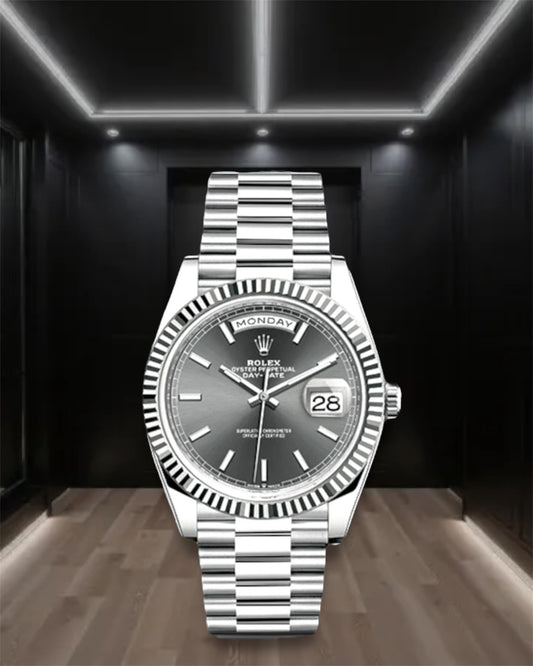 Day-Date Grey Dial 40mm President