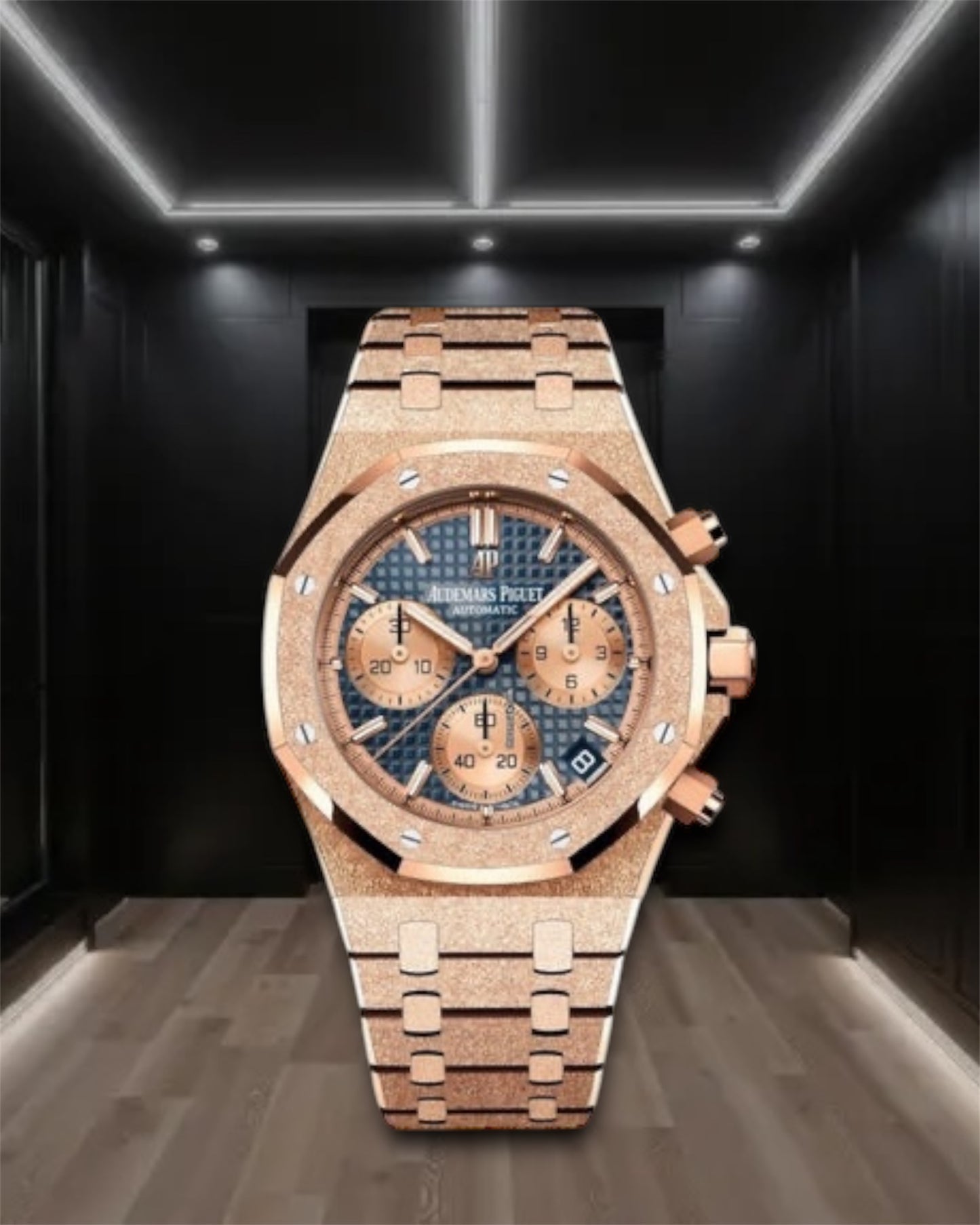 Audemars Piguet Royal Oak Chronograph Frosted Rose Gold 41mm
