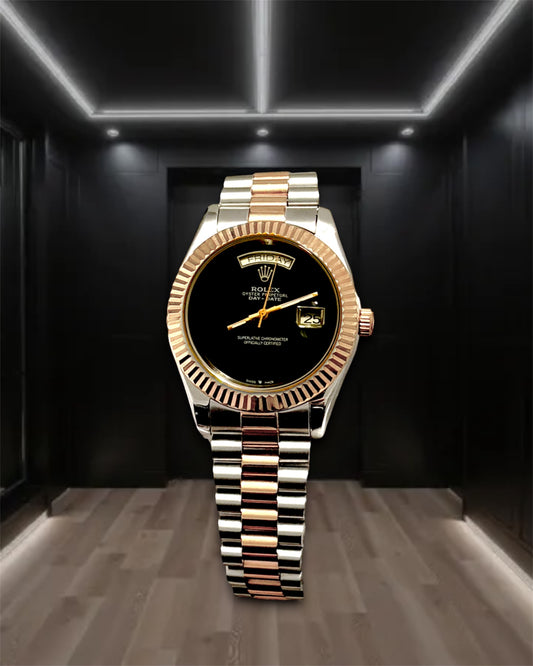 Day-Date Two Tone Onyx Dial 40mm President