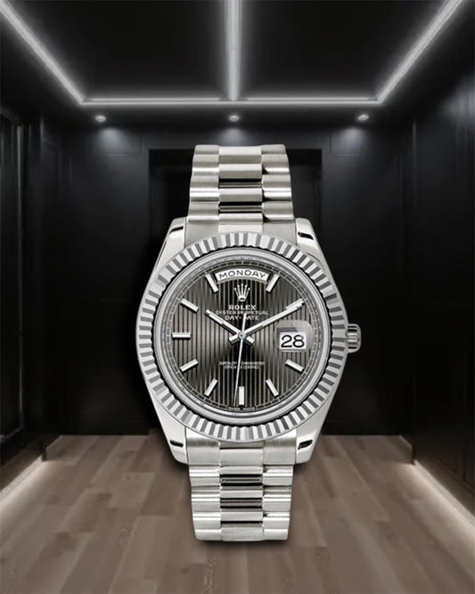 Day-Date Gray Dial 40mm President