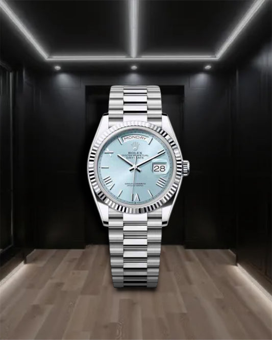 Day-Date Ice Blue Roman Dial 36mm President