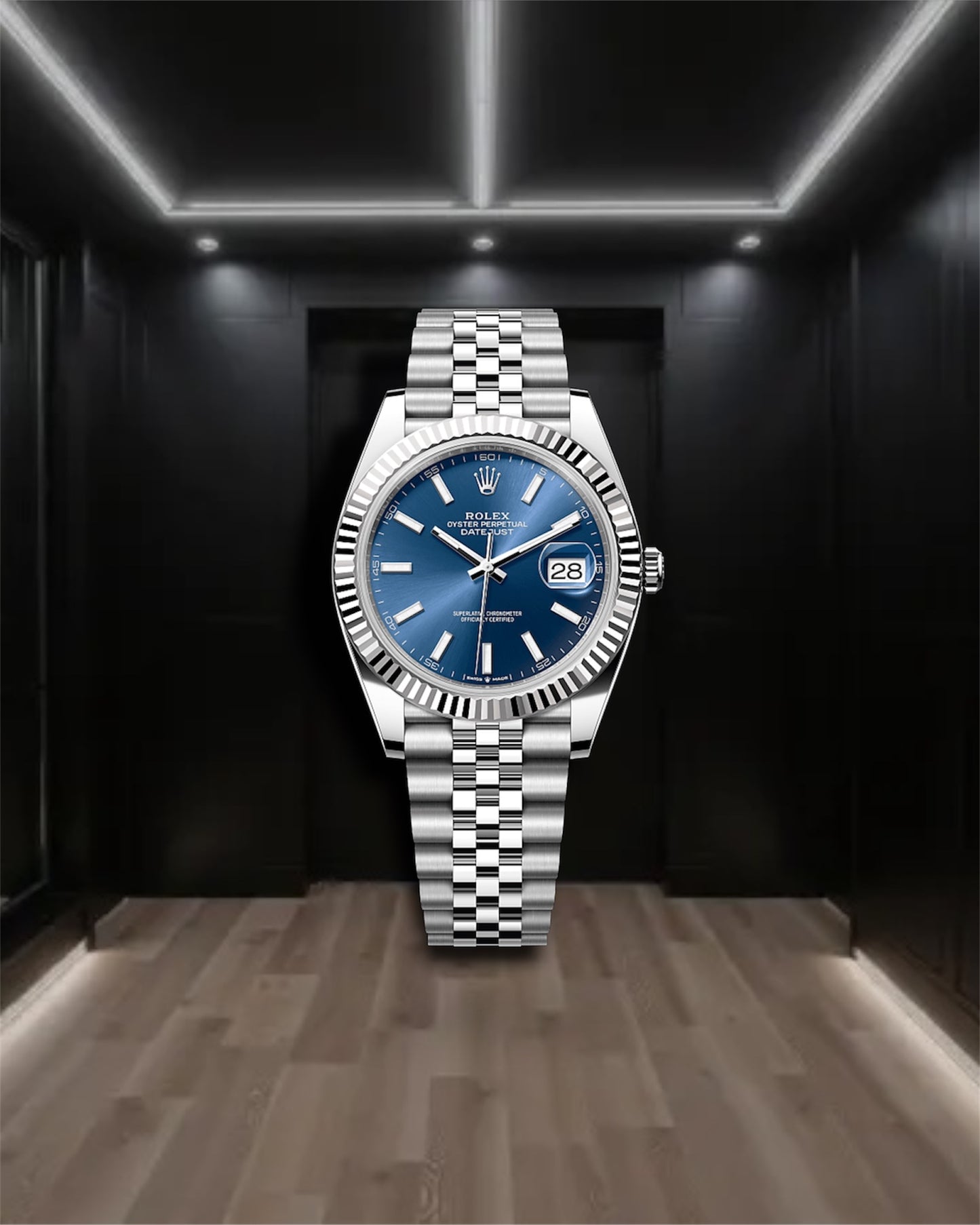 Datejust 36 Steel Blue Dial Jubilee