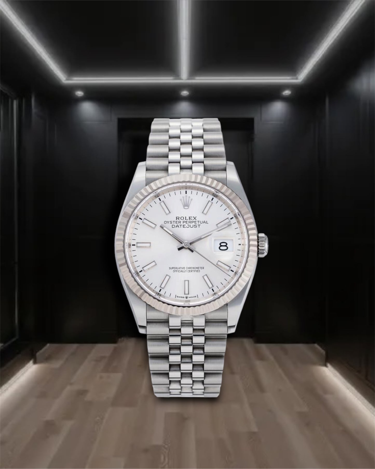 Datejust 36 Steel White Dial Jubilee