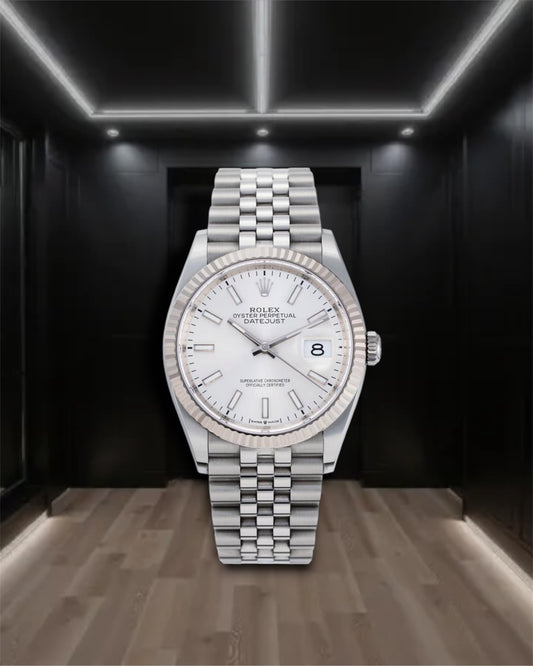Datejust 36 Steel White Dial Jubilee