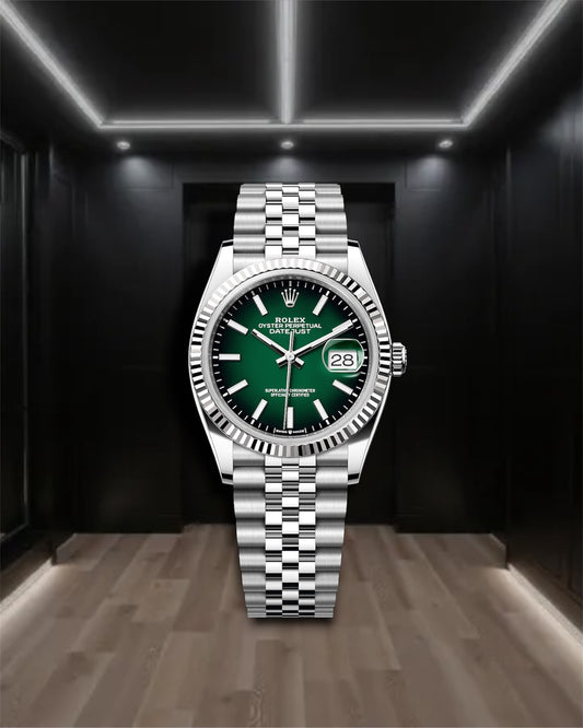 Datejust 36 Steel Green Dial Jubilee