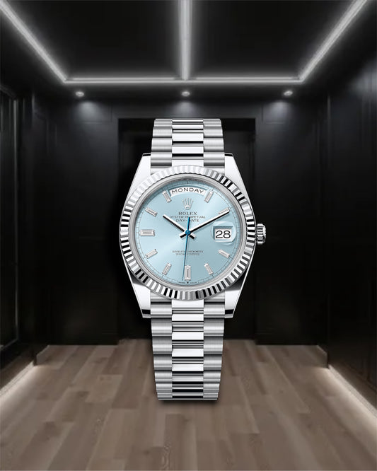 Day-Date Ice Blue Dial 36mm President
