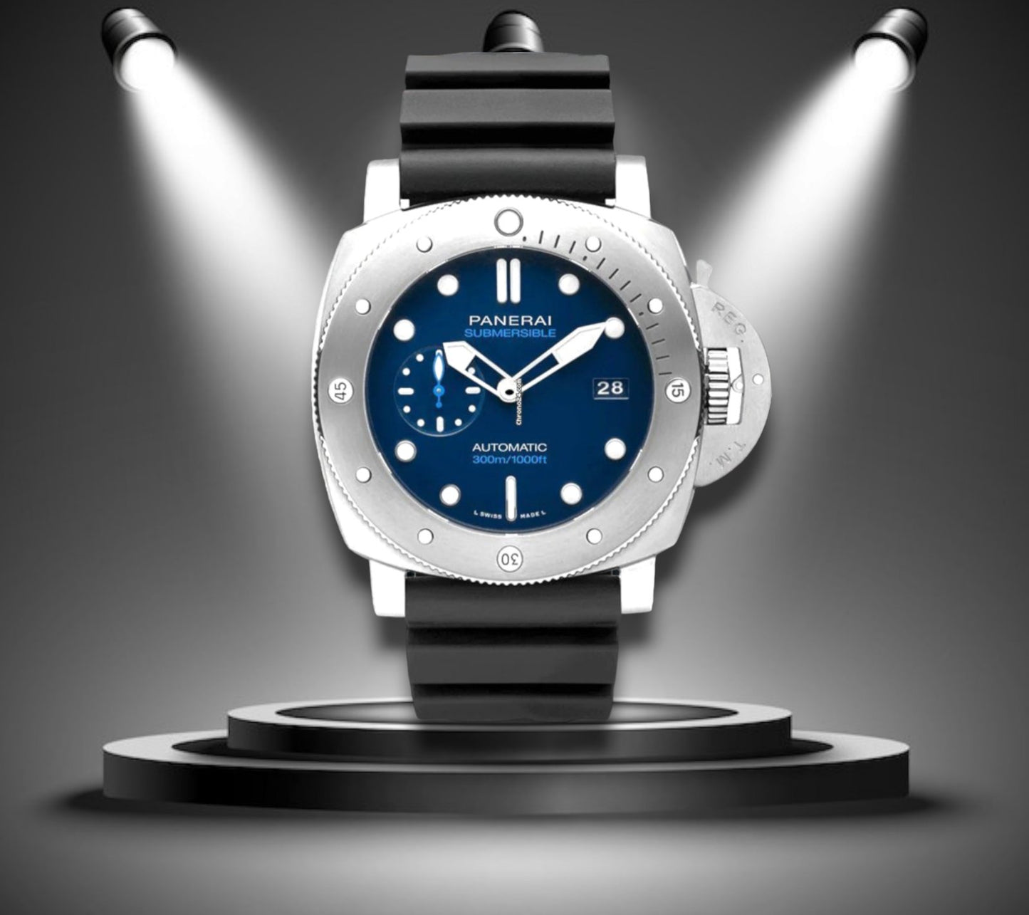 Panerai Submersible Quaranta Quattro Blue Dial 44mm