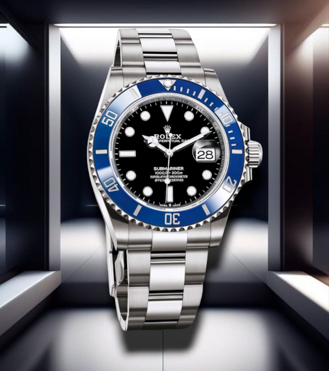 Submariner Smurf Black Dial 40mm 