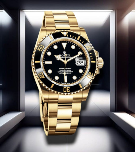 Submariner Gold Black Dial 40mm 