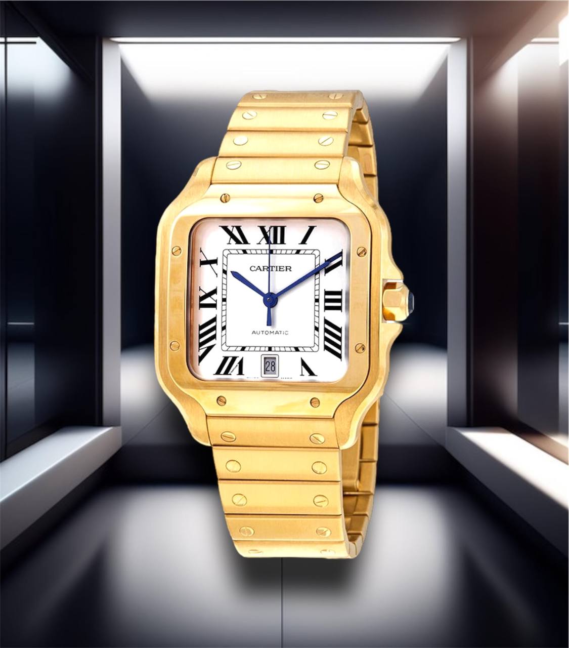 Cartier Santos De Cartier Large Gold 40mm